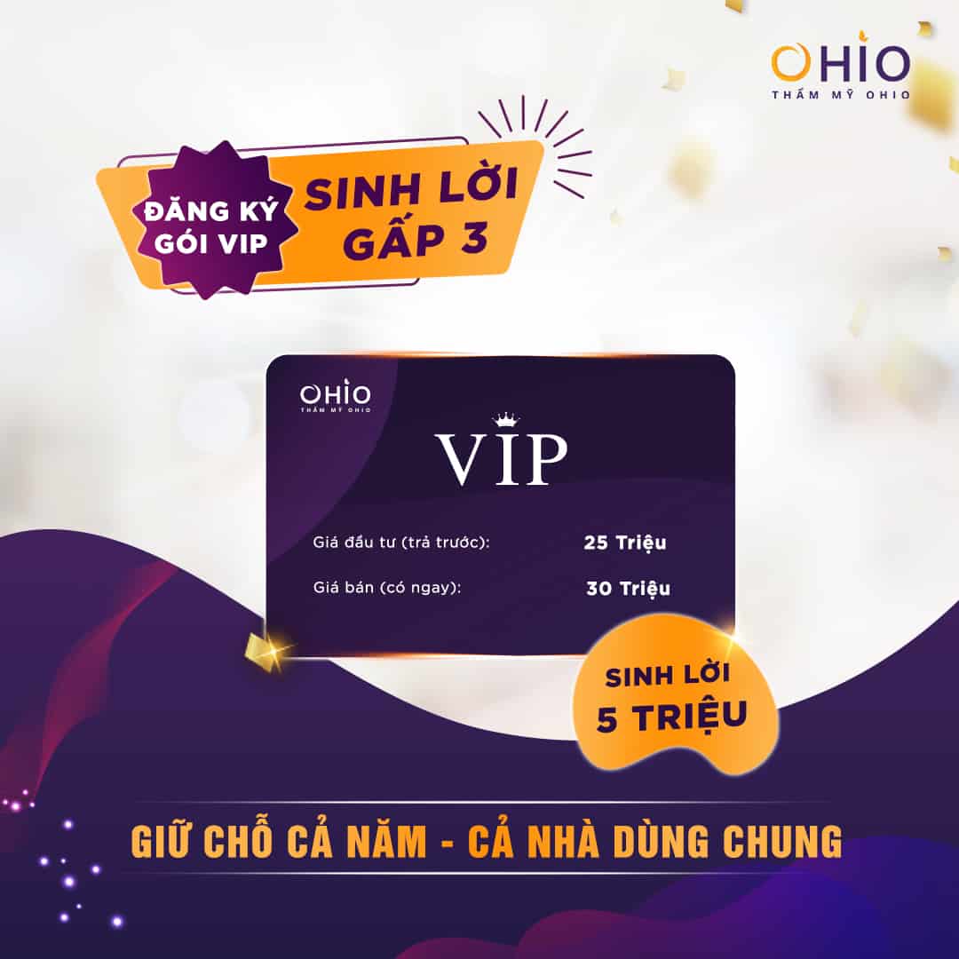 MUA THẺ LÀM ĐẸP VIP - HÌNH THỨC ĐẦU TƯ SINH LỜI HIỆU QUẢ, LÂU DÀI NHẤT! - Phòng khám da liễu OHIO MUA THẺ LÀM ĐẸP VIP - HÌNH THỨC ĐẦU TƯ SINH LỜI HIỆU QUẢ, LÂU DÀI NHẤT!