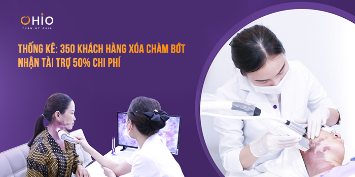 CHIẾN DỊCH XÓA CHÀM BỚT & NHỮNG THÀNH TỰU ĐÁNG NỂ NĂM 2020 - Phòng khám da liễu OHIO Sự khác biệt tạo nên từ CHIẾN DỊCH TÀI TRỢ XÓA CHÀM BỚT