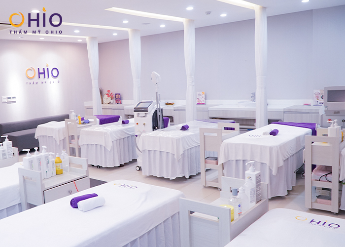 OHIO chi mạnh đầu tư hệ thống máy laser điều trị xóa chàm bớt sắc tố, u máu - Phòng khám da liễu OHIO phong-xoa-cham-bot-tai-ohio