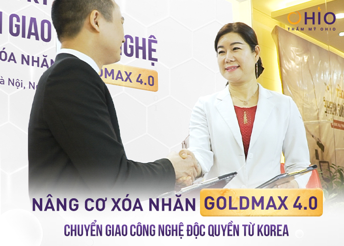 GOLDMAX - Công nghệ nâng cơ xóa nhăn dẫn đầu thị trường 2022 - Phòng khám da liễu OHIO Nâng cơ xóa nhăn Goldmax 4.0