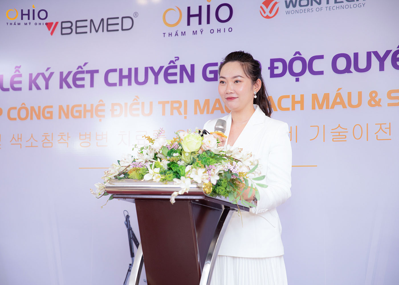 Thẩm mỹ OHIO tiếp nhận chuyển giao tổ hợp công nghệ điều trị mao mạch máu và sắc tố da từ Hàn Quốc - Phòng khám da liễu OHIO Thẩm mỹ OHIO tiếp nhận chuyển giao tổ hợp công nghệ điều trị mao mạch máu và sắc tố da từ Hàn Quốc