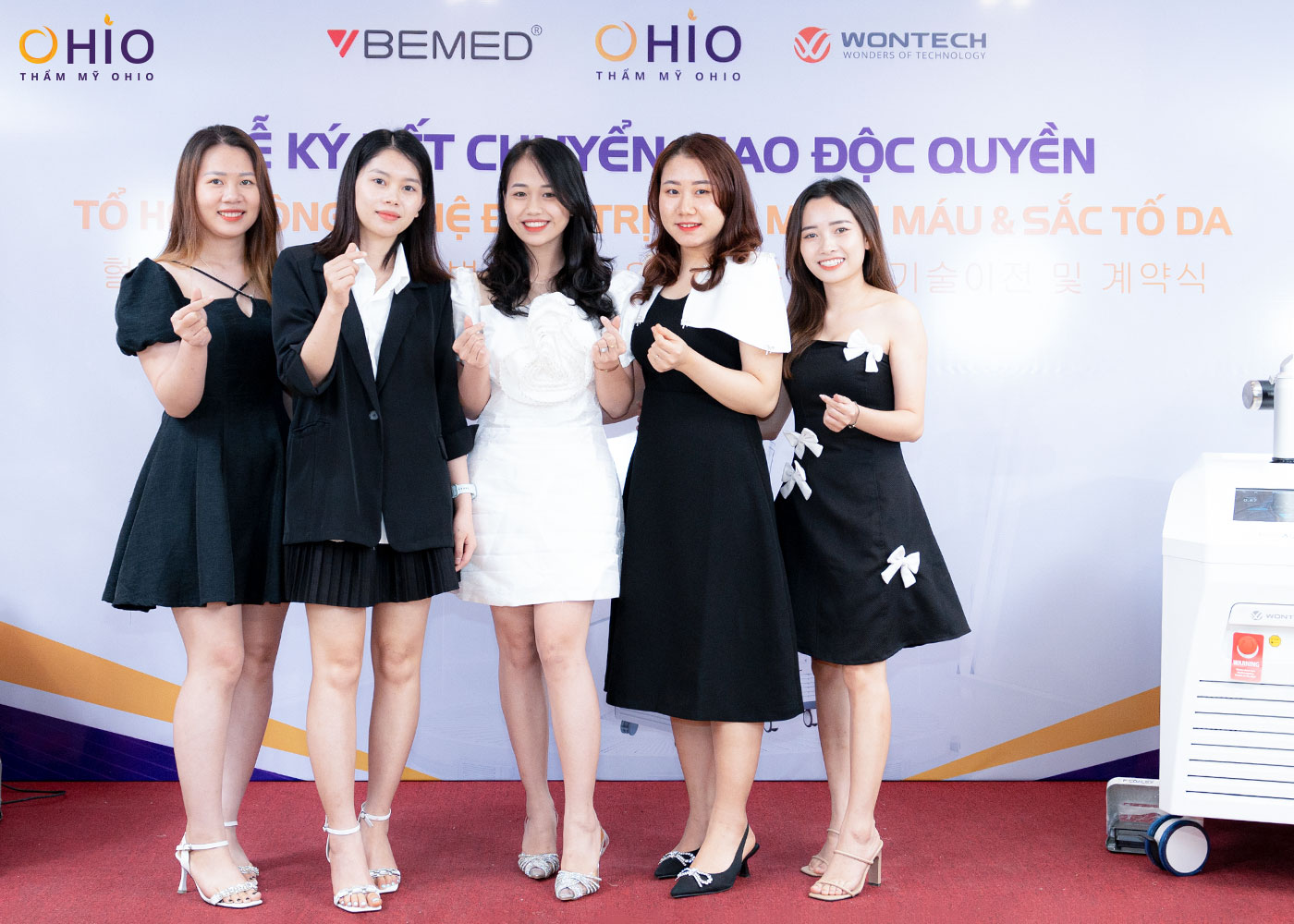 Thẩm mỹ OHIO tiếp nhận chuyển giao tổ hợp công nghệ điều trị mao mạch máu và sắc tố da từ Hàn Quốc - Phòng khám da liễu OHIO Thẩm mỹ OHIO tiếp nhận chuyển giao tổ hợp công nghệ điều trị mao mạch máu và sắc tố da từ Hàn Quốc