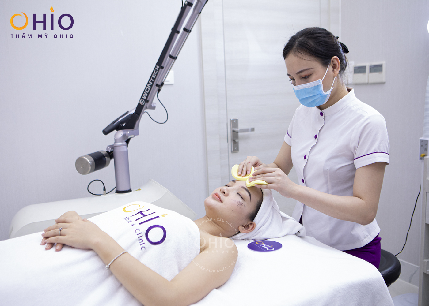 Quy trình điều trị chuẩn Y khoa, an toàn, chuyên nghiệp tại Thẩm mỹ OHIO - Phòng khám da liễu OHIO Quy trình điều trị chuẩn Y khoa thẩm mỹ OHIO