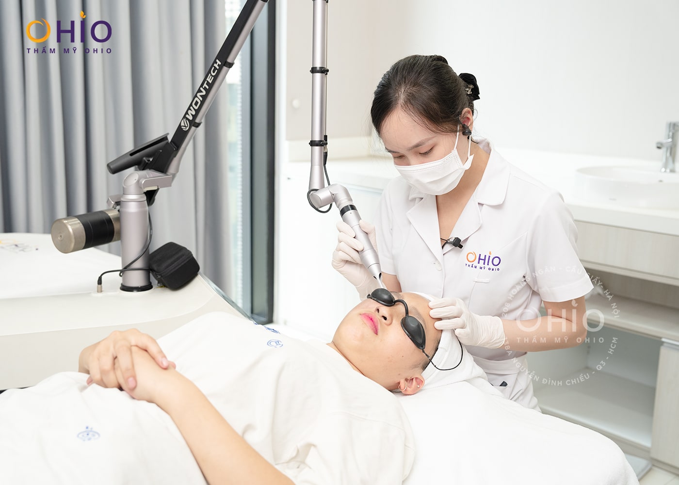 Ngọc Ánh 16 tuổi: Sạch chàm bớt đen nửa mặt sau 1 liệu trình tại OHIO