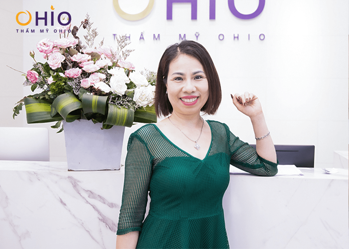 Chị Ngọc Thúy: Đôi chân khỏe đẹp - khi hết giãn mao mạch - Phòng khám da liễu OHIO gmm c thúy