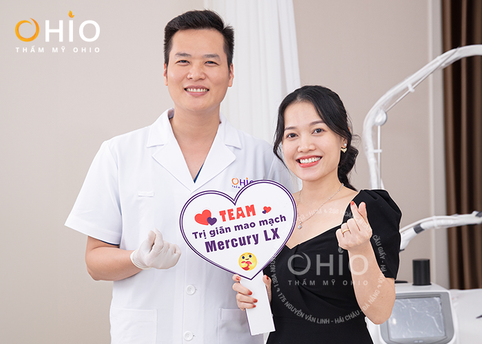 Chị Minh Hoa: Cảm ơn OHIO đã giúp tôi điều trị giãn mao mạch chân