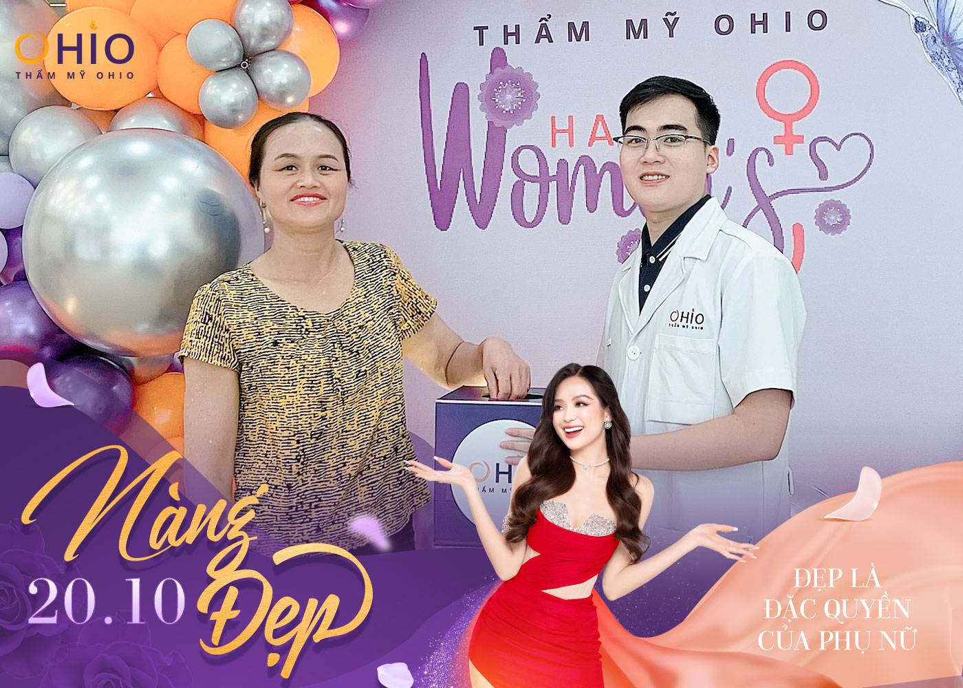 Rộn ràng không khí làm đẹp dịp lễ 20/10 tại hệ thống Thẩm mỹ OHIO
