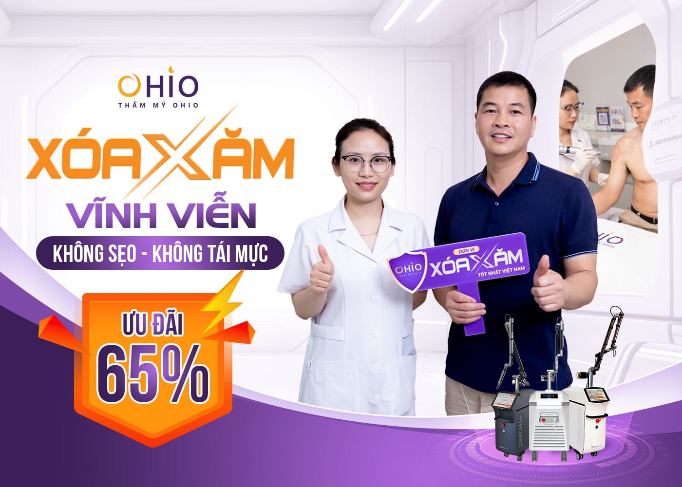 Chi phí xóa xăm tốt 2023 - Chỉ có tại Thẩm mỹ OHIO - Phòng khám da liễu OHIO Chi phí xóa xăm tốt 2023 - Chỉ có tại Thẩm mỹ OHIO