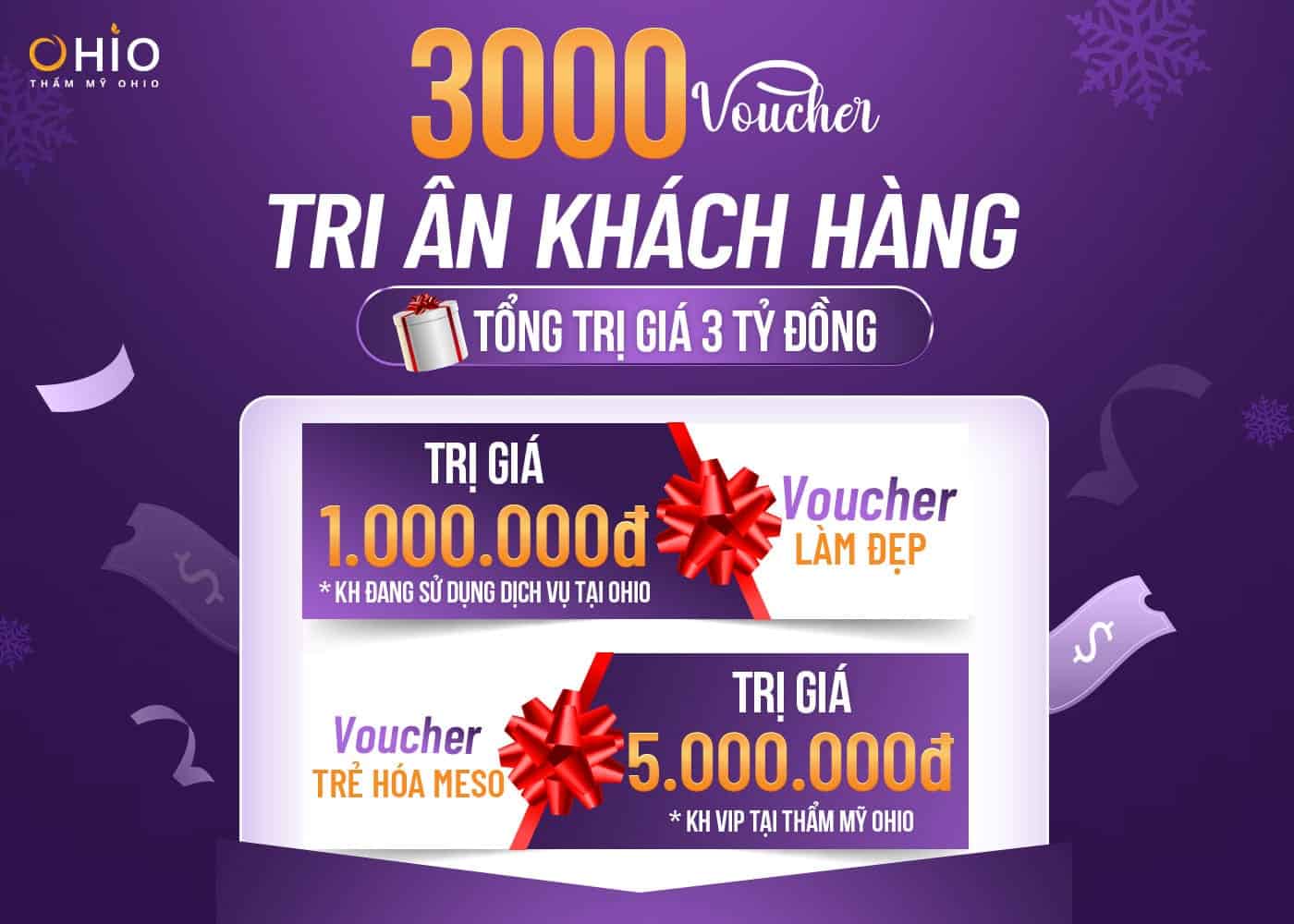 thẩm mỹ OHIO tri ân khách hàng