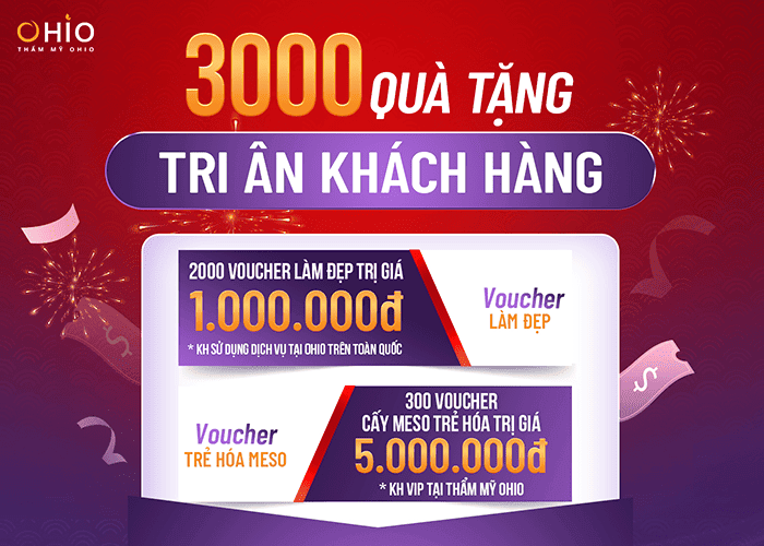 Đẹp rạng ngời kịp thời đón Tết, OHIO tài trợ 3000 voucher làm đẹp lên tới 3 tỷ đồng - Phòng khám da liễu OHIO Thẩm mỹ OHIO