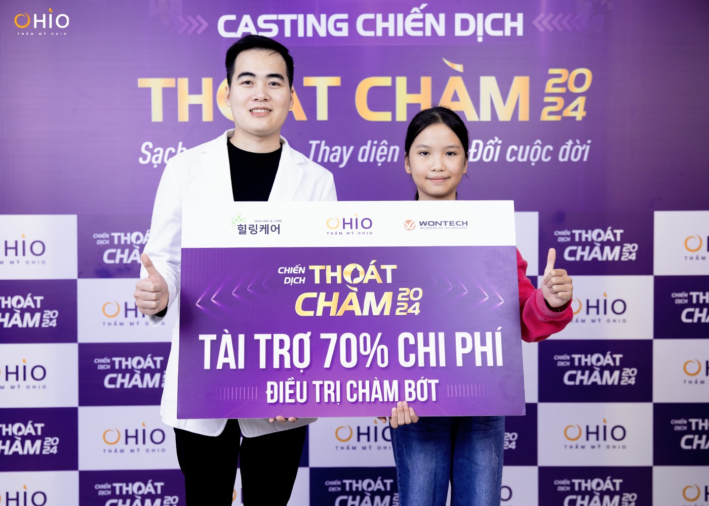Hàng ngàn thí sinh “đổ về” casting “Chiến dịch thoát chàm” 2024 - Phòng khám da liễu OHIO Hàng ngàn thí sinh “đổ về” casting “Chiến dịch thoát chàm” 2024
