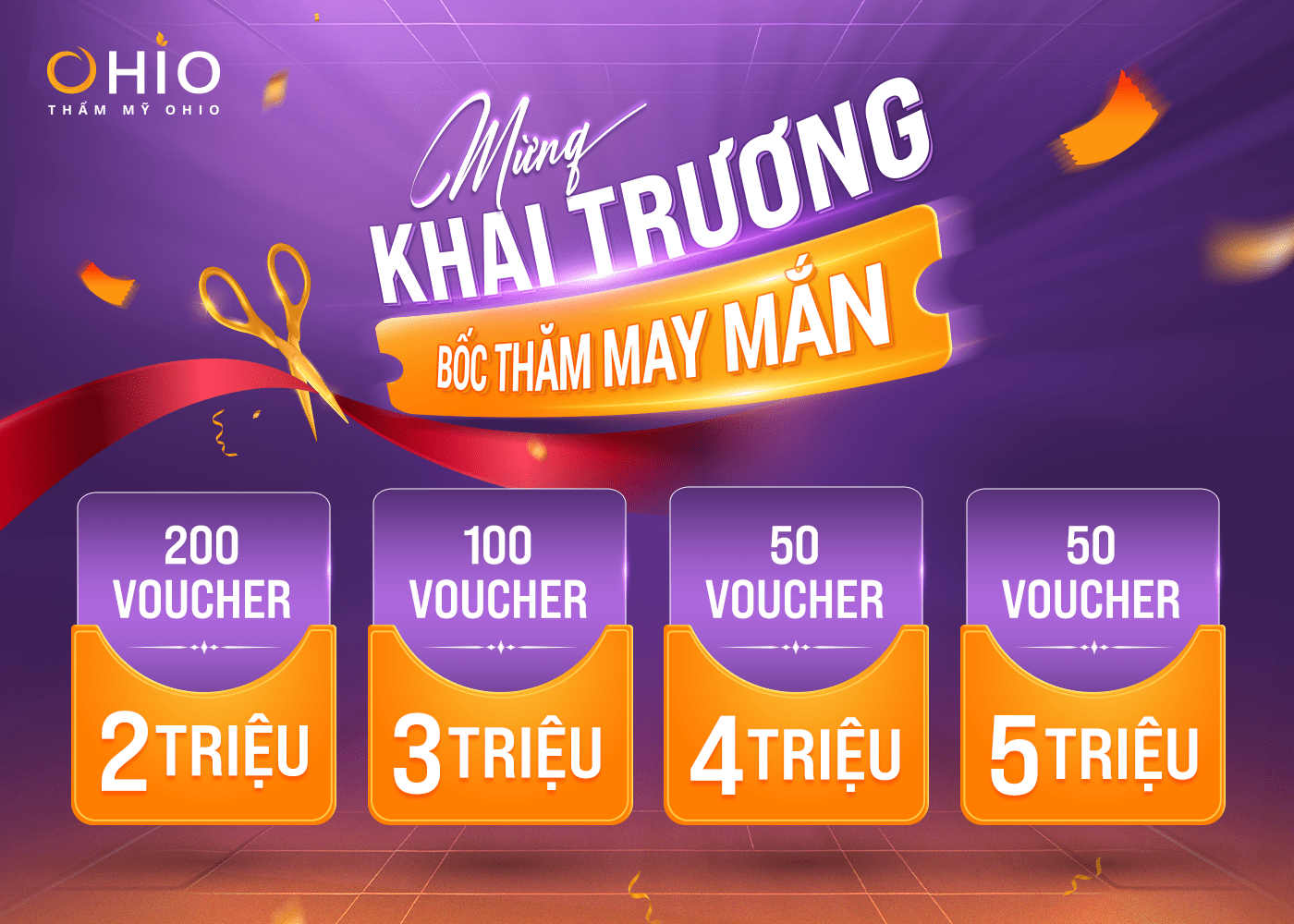 Ưu đãi mừng khai trương Thẩm mỹ OHIO chi nhánh Vinh, Nghệ An - Phòng khám da liễu OHIO Ưu đãi mừng khai trương Thẩm mỹ OHIO chi nhánh Vinh, Nghệ An