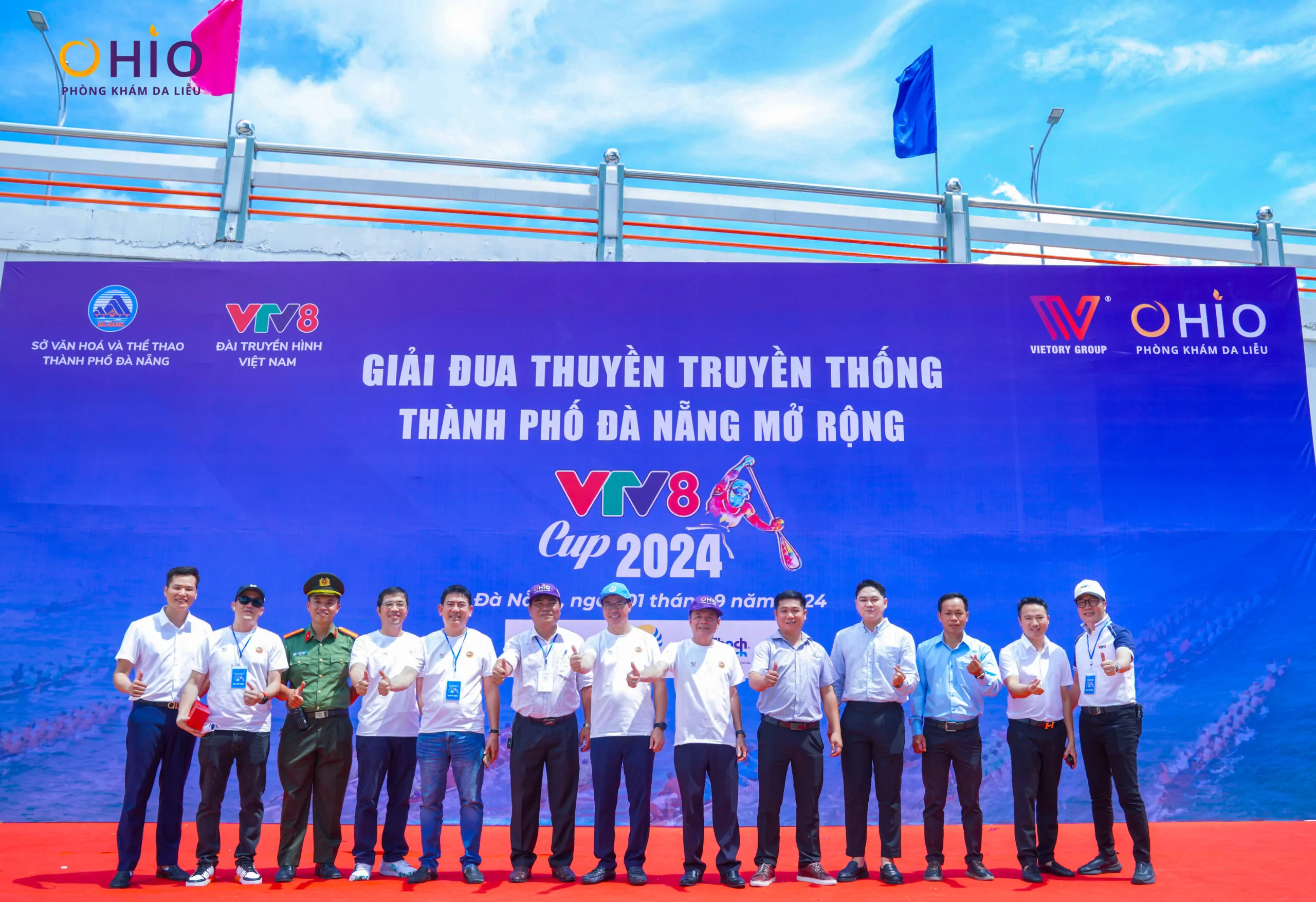 OHIO hân hạnh là đơn vị tài trợ giải thưởng Lễ hội đua thuyền truyền thống Đà Nẵng mở rộng Cup VTV8 năm 2024 - Phòng khám da liễu OHIO OHIO hân hạnh là đơn vị tài trợ giải thưởng Lễ hội đua thuyền truyền thống Đà Nẵng mở rộng Cup VTV8 năm 2024