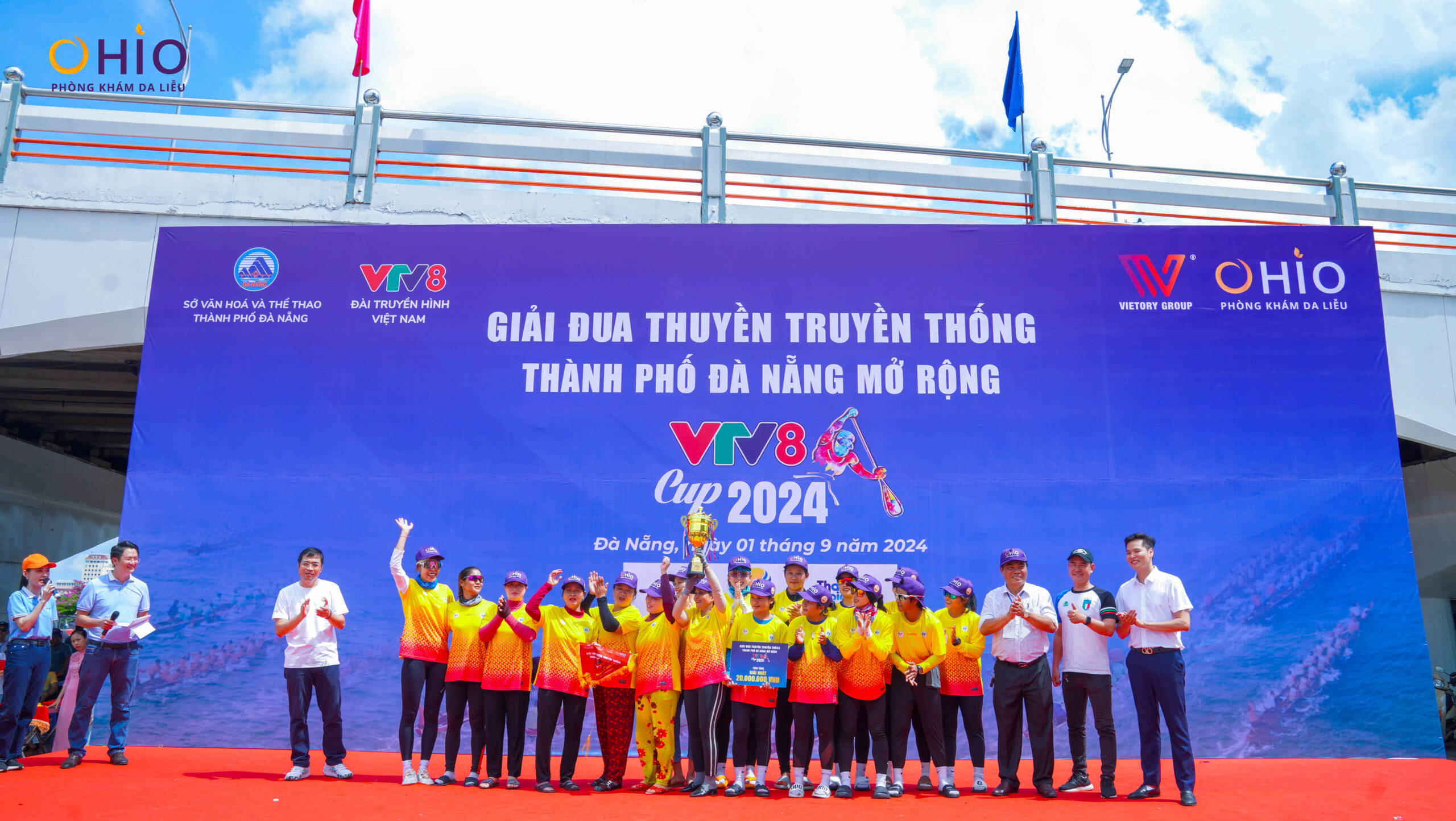 OHIO hân hạnh là đơn vị tài trợ giải thưởng Lễ hội đua thuyền truyền thống Đà Nẵng mở rộng Cup VTV8 năm 2024
