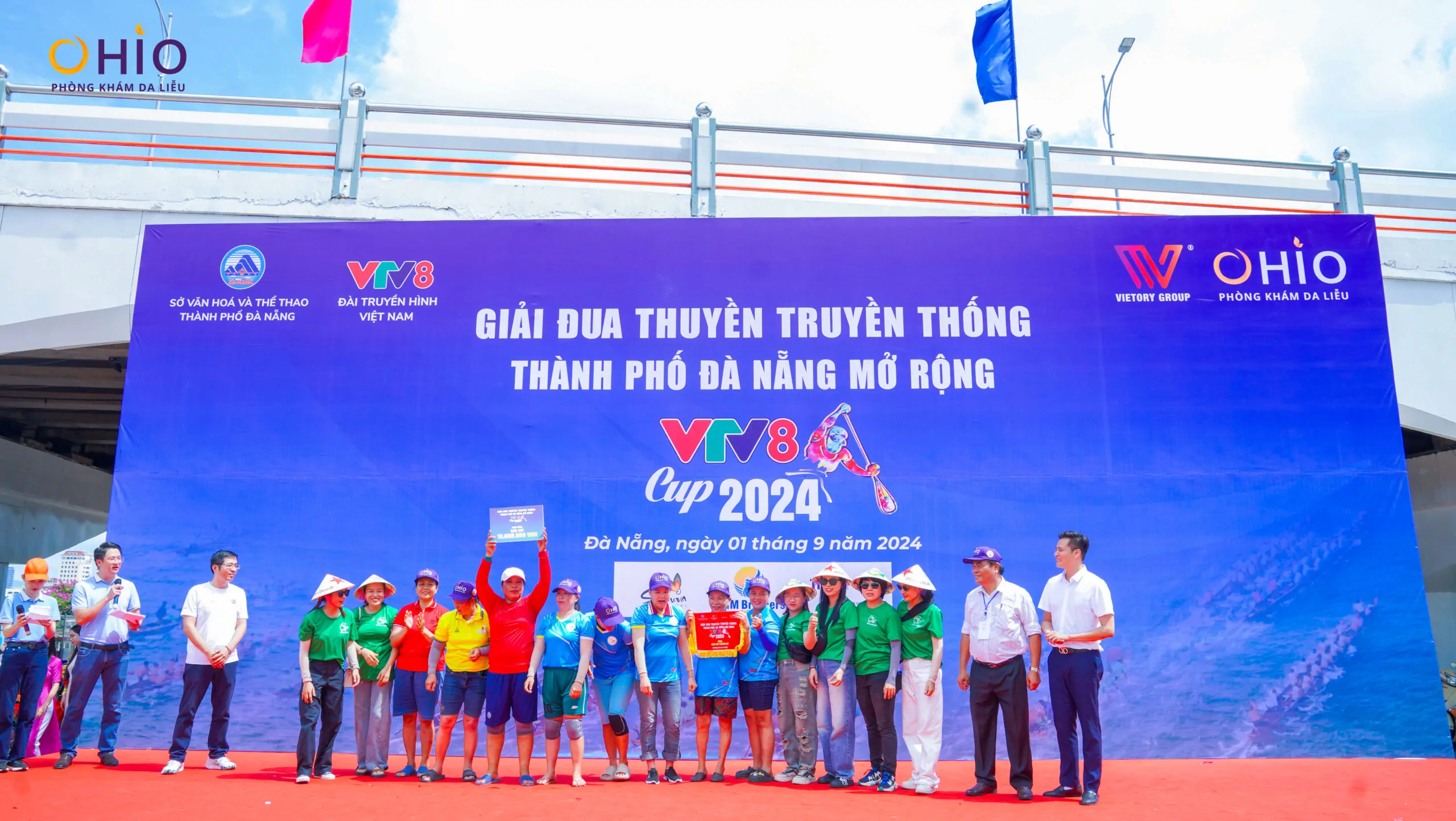 OHIO hân hạnh là đơn vị tài trợ giải thưởng Lễ hội đua thuyền truyền thống Đà Nẵng mở rộng Cup VTV8 năm 2024 - Phòng khám da liễu OHIO OHIO hân hạnh là đơn vị tài trợ giải thưởng Lễ hội đua thuyền truyền thống Đà Nẵng mở rộng Cup VTV8 năm 2024