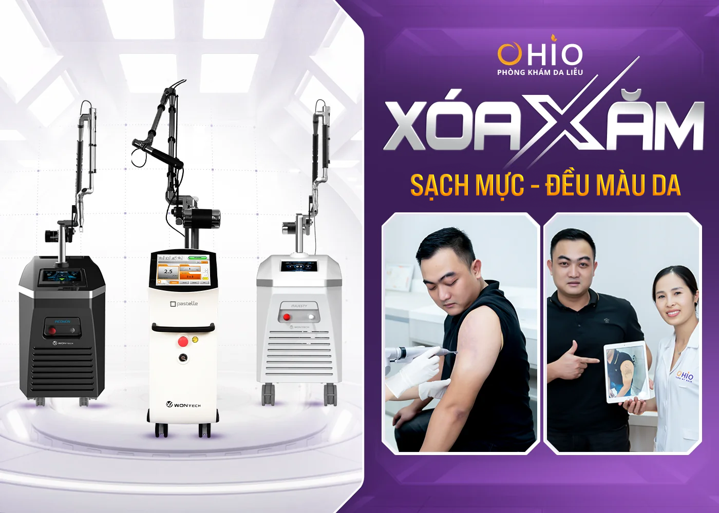 Top 200 công nghệ làm đẹp tiên tiến của thế giới được cập nhật thường xuyên tại OHIO - Phòng khám da liễu OHIO Top 200 công nghệ làm đẹp tiên tiến của thế giới được cập nhật thường xuyên tại OHIO