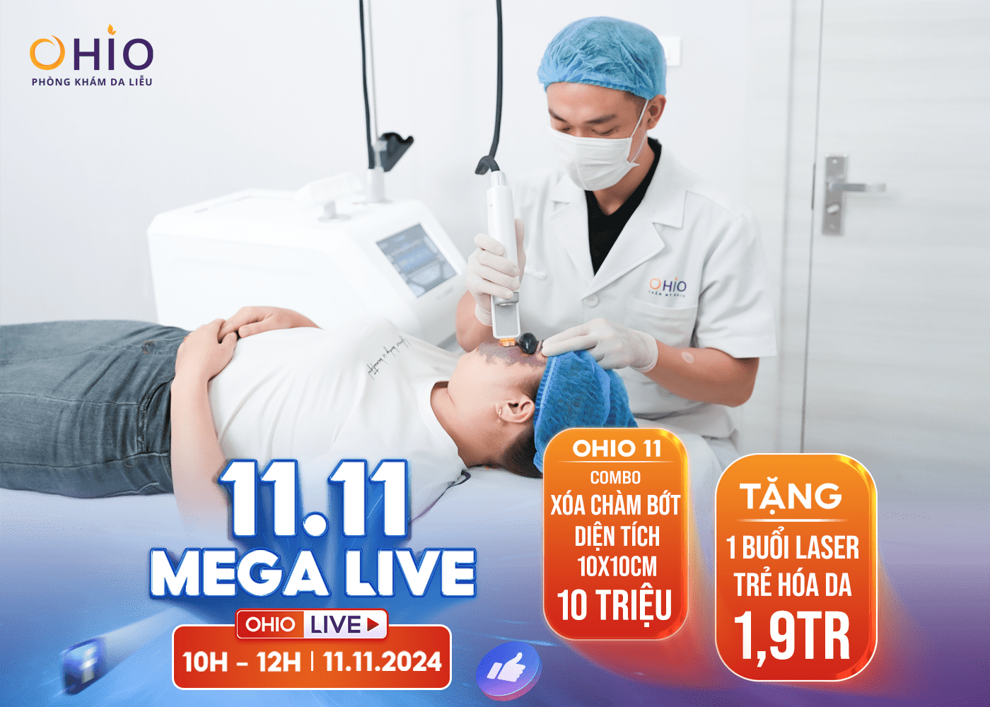 Tháng 11: Chương trình tri ân khách hàng lớn năm của Phòng khám OHIO
