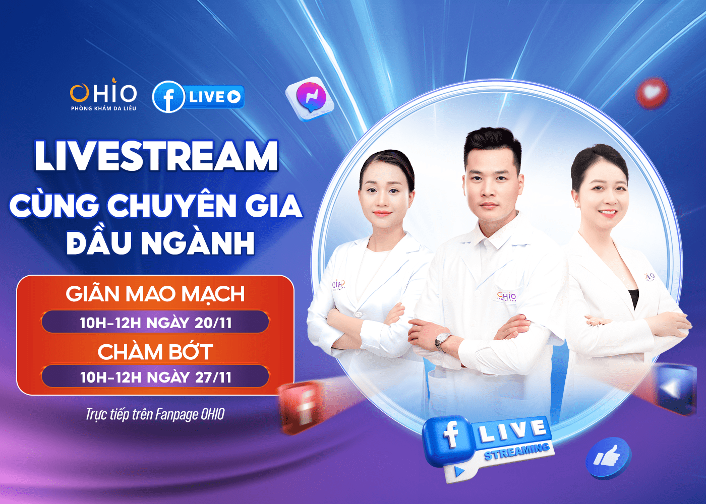 Tháng 11: Chương trình tri ân khách hàng lớn năm của Phòng khám OHIO