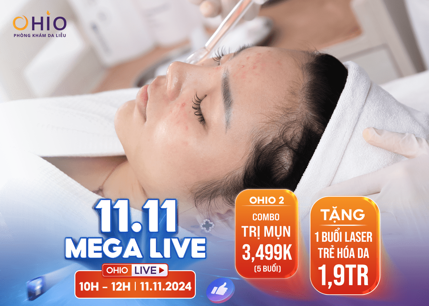 Tháng 11: Chương trình tri ân khách hàng lớn năm của Phòng khám OHIO