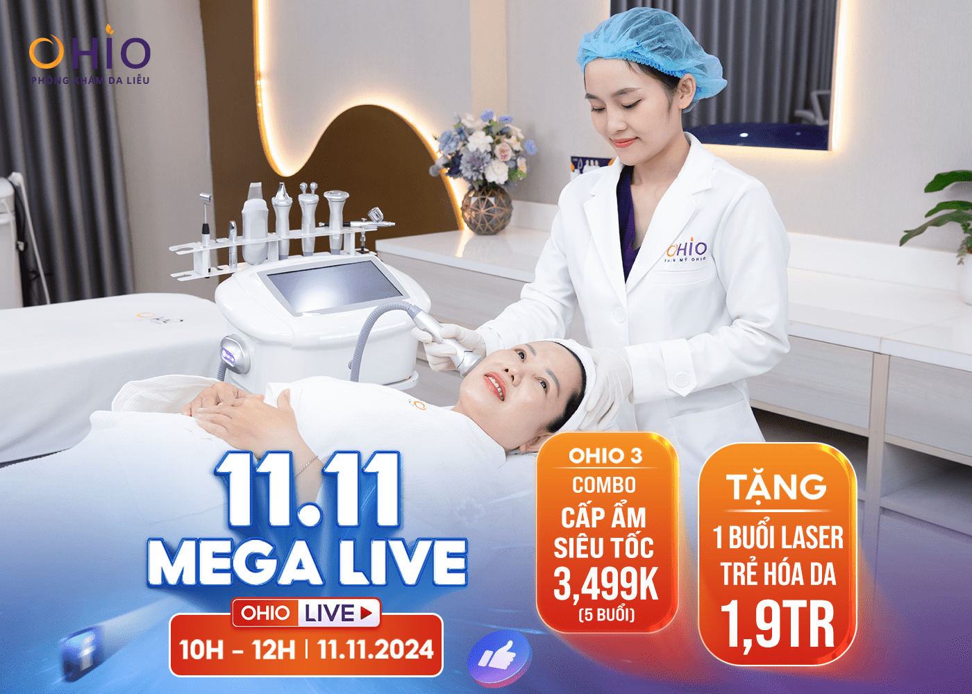 Tháng 11: Chương trình tri ân khách hàng lớn năm của Phòng khám OHIO