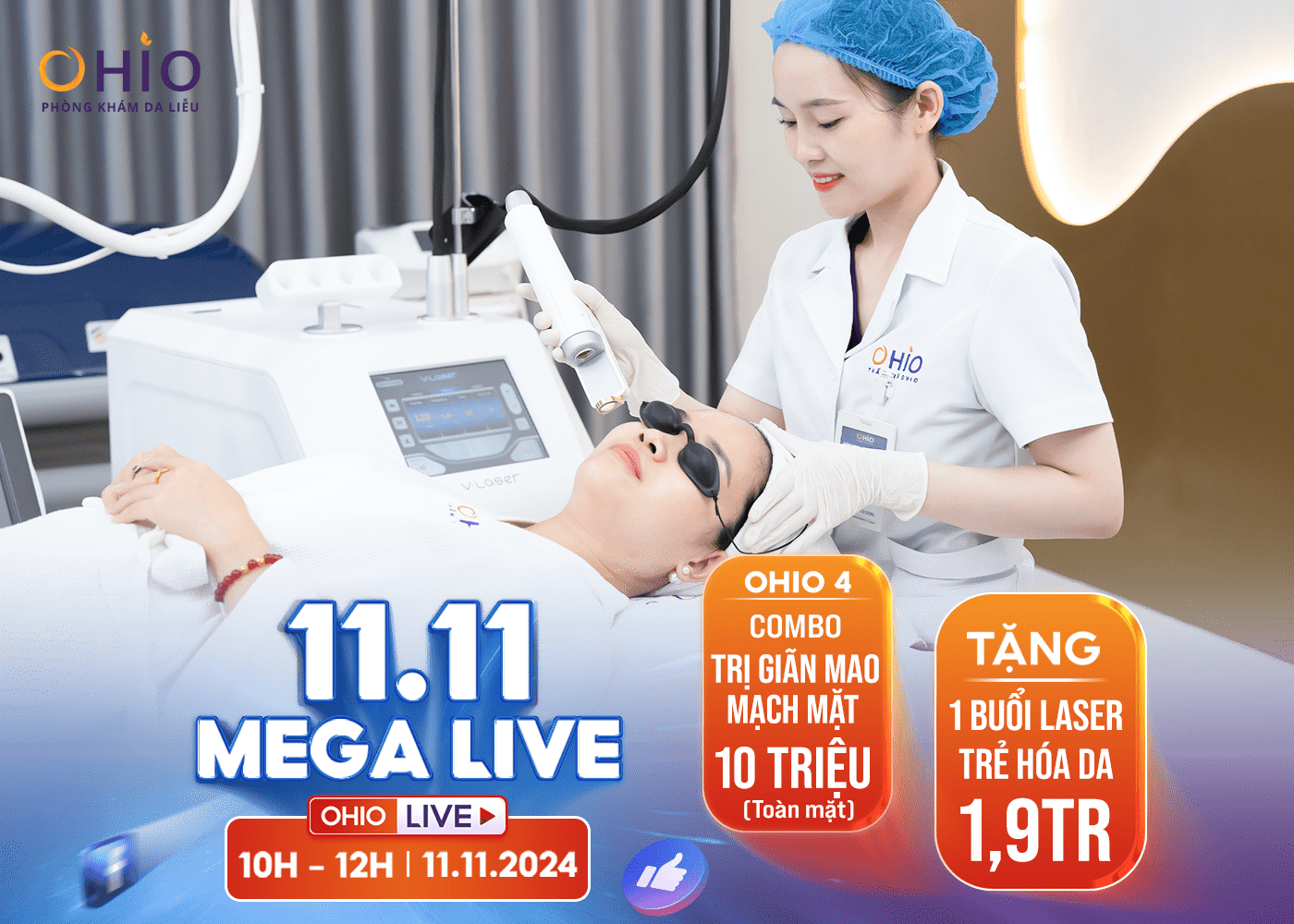 Tháng 11: Chương trình tri ân khách hàng lớn năm của Phòng khám OHIO