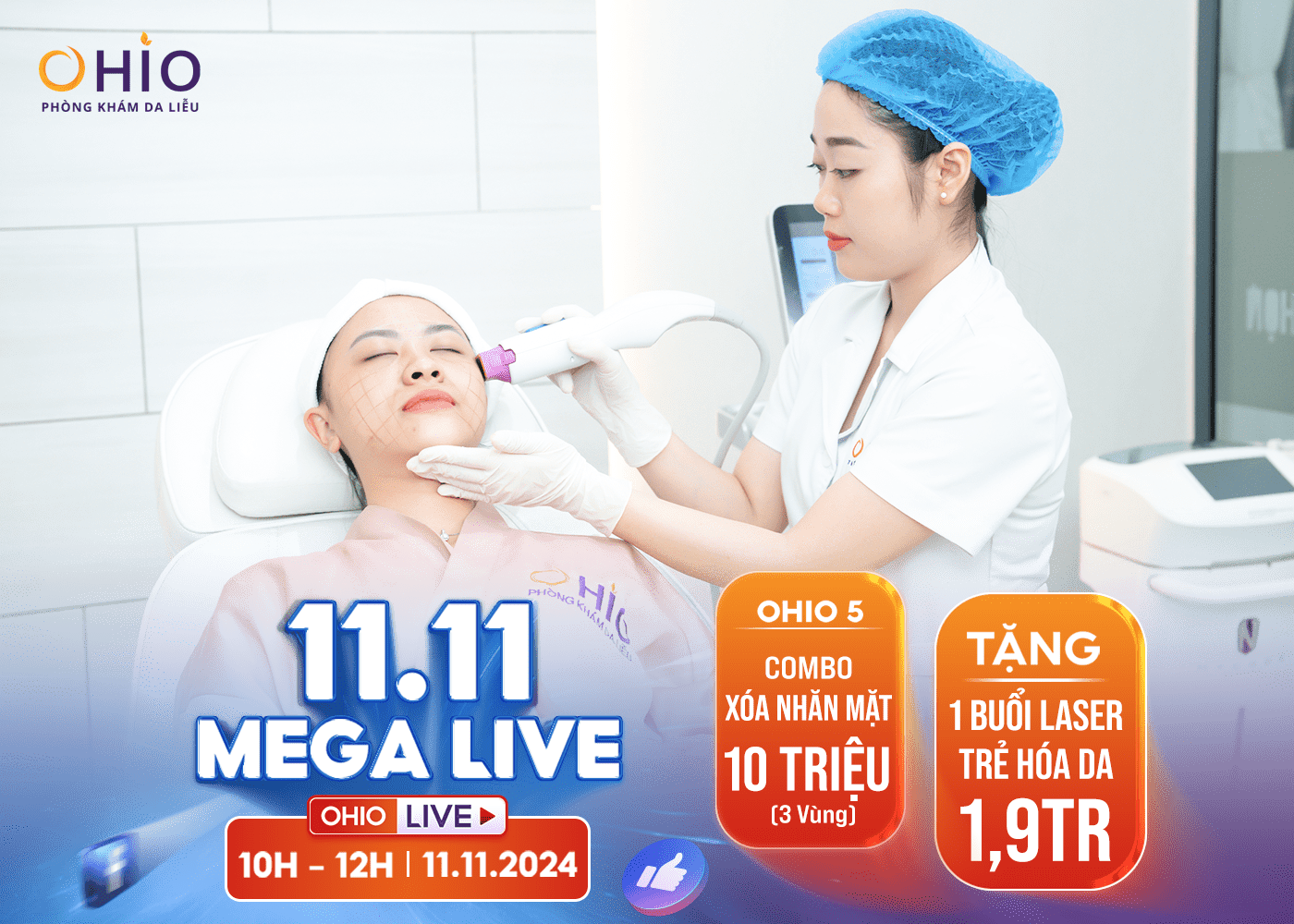 Tháng 11: Chương trình tri ân khách hàng lớn năm của Phòng khám OHIO