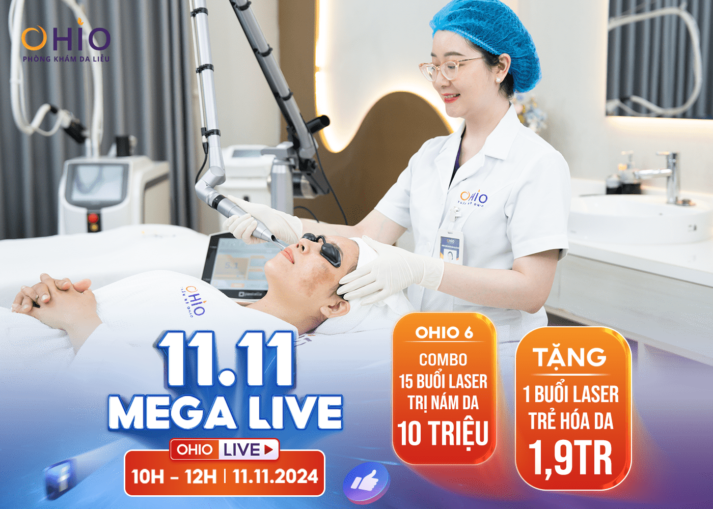 Tháng 11: Chương trình tri ân khách hàng lớn năm của Phòng khám OHIO