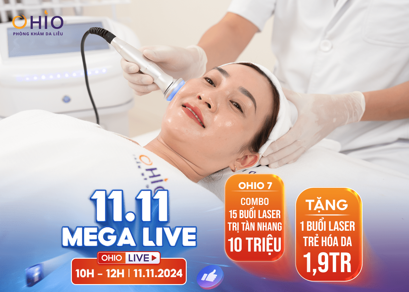 Tháng 11: Chương trình tri ân khách hàng lớn năm của Phòng khám OHIO
