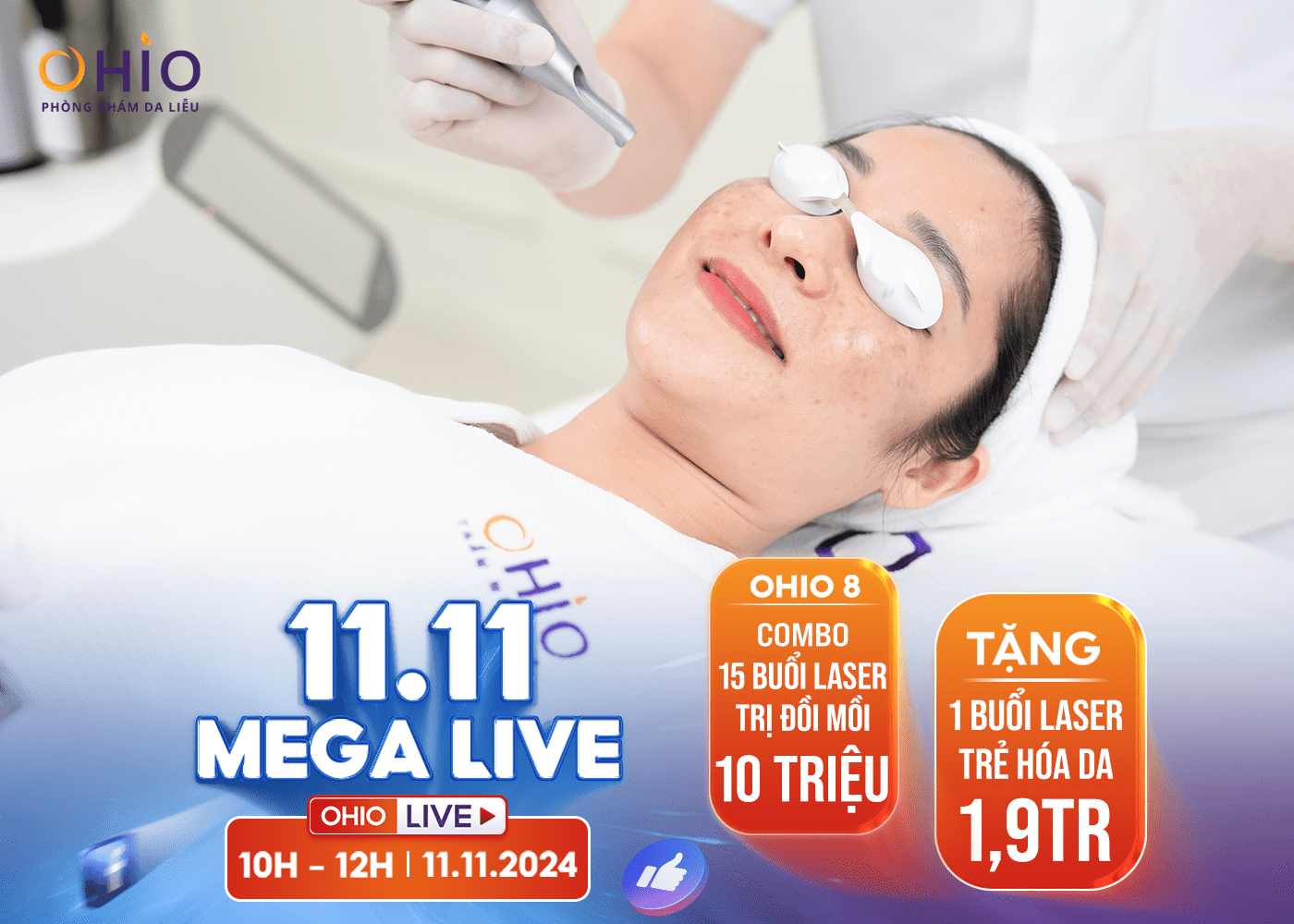 Tháng 11: Chương trình tri ân khách hàng lớn năm của Phòng khám OHIO