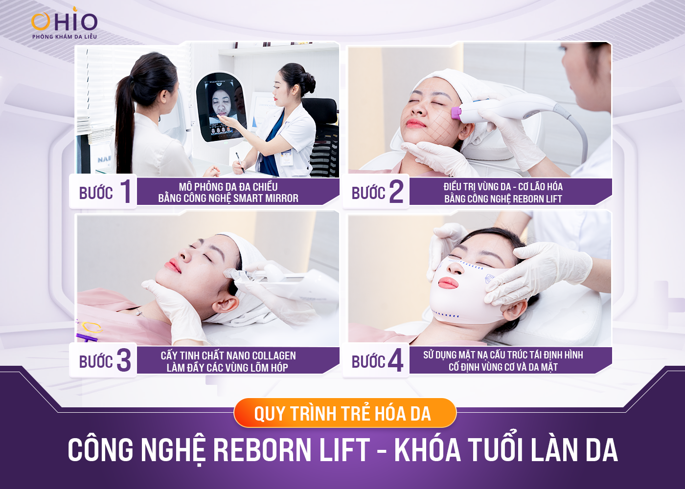 Quy trình điều trị chuẩn Y khoa, an toàn, chuyên nghiệp tại Phòng khám da liễu OHIO - Phòng khám da liễu OHIO Quy trình điều trị chuẩn Y khoa, an toàn, chuyên nghiệp tại Phòng khám da liễu OHIO