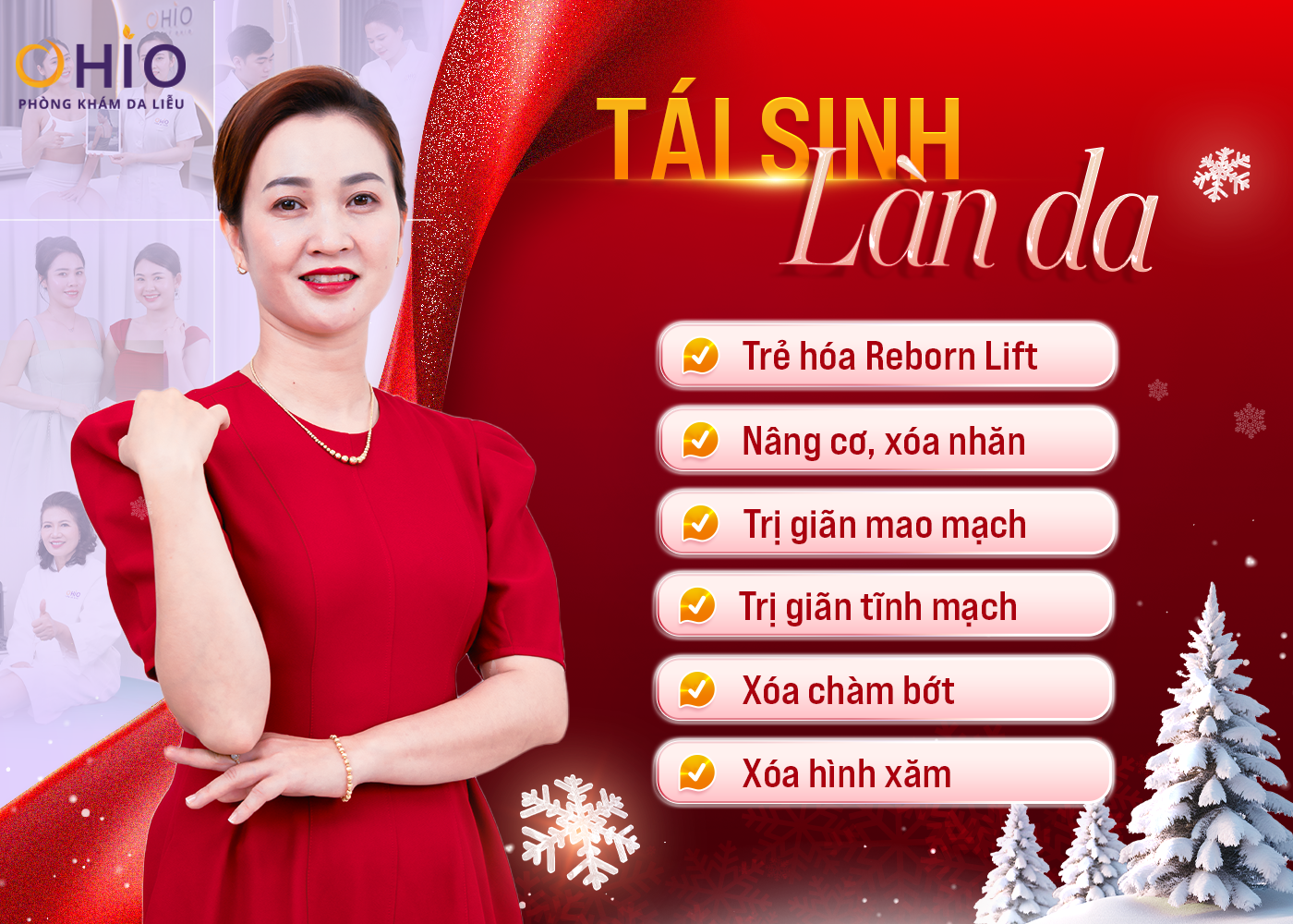 Da sáng, dáng xinh – Đón mùa lễ hội cùng OHIO với ưu đãi lên đến 69% - Phòng khám da liễu OHIO Da sáng, dáng xinh – Đón mùa lễ hội cùng OHIO với ưu đãi lên đến 69%