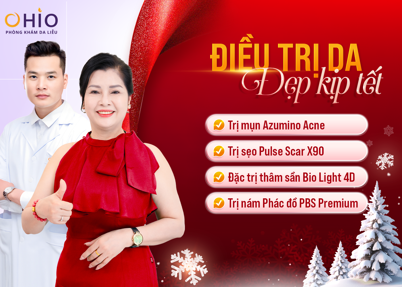 Da sáng, dáng xinh – Đón mùa lễ hội cùng OHIO với ưu đãi lên đến 69% - Phòng khám da liễu OHIO Da sáng, dáng xinh – Đón mùa lễ hội cùng OHIO với ưu đãi lên đến 69%
