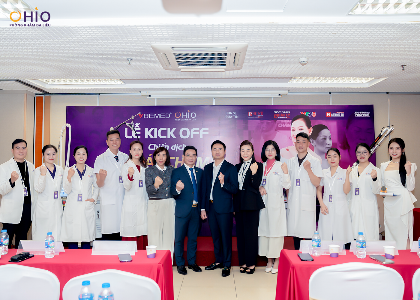 Lễ Kickoff Chiến dịch Thoát Chàm 2025 - Chính thức khởi động hành trình sạch chàm bớt thay diện mạo, đổi cuộc đời - Phòng khám da liễu OHIO Lễ Kickoff Chiến dịch Thoát Chàm 2025 - Chính thức khởi động hành trình sạch chàm bớt thay diện mạo, đổi cuộc đời
