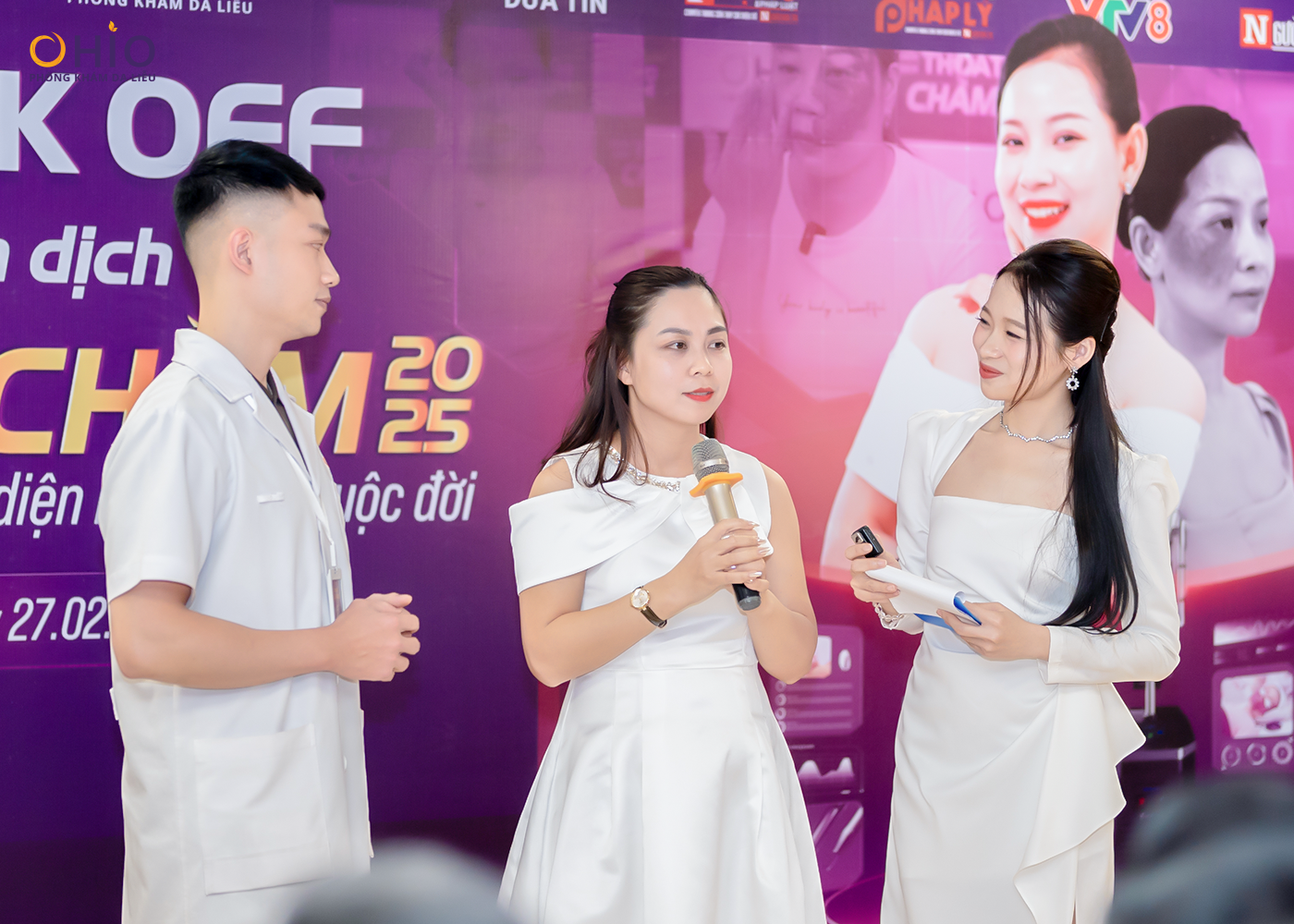 Lễ Kickoff Chiến dịch Thoát Chàm 2025 - Chính thức khởi động hành trình sạch chàm bớt thay diện mạo, đổi cuộc đời - Phòng khám da liễu OHIO Lễ Kickoff Chiến dịch Thoát Chàm 2025 - Chính thức khởi động hành trình sạch chàm bớt thay diện mạo, đổi cuộc đời