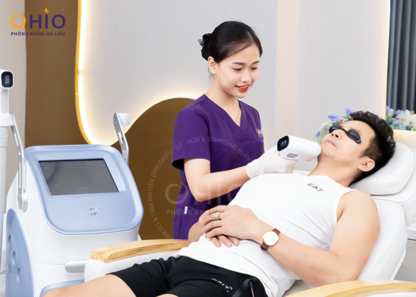 TRIỆT RÂU QUAI NÓN, CỨNG RẬM GIÁ BAO NHIÊU ? - Phòng khám da liễu OHIO triệt râu vĩnh viễn