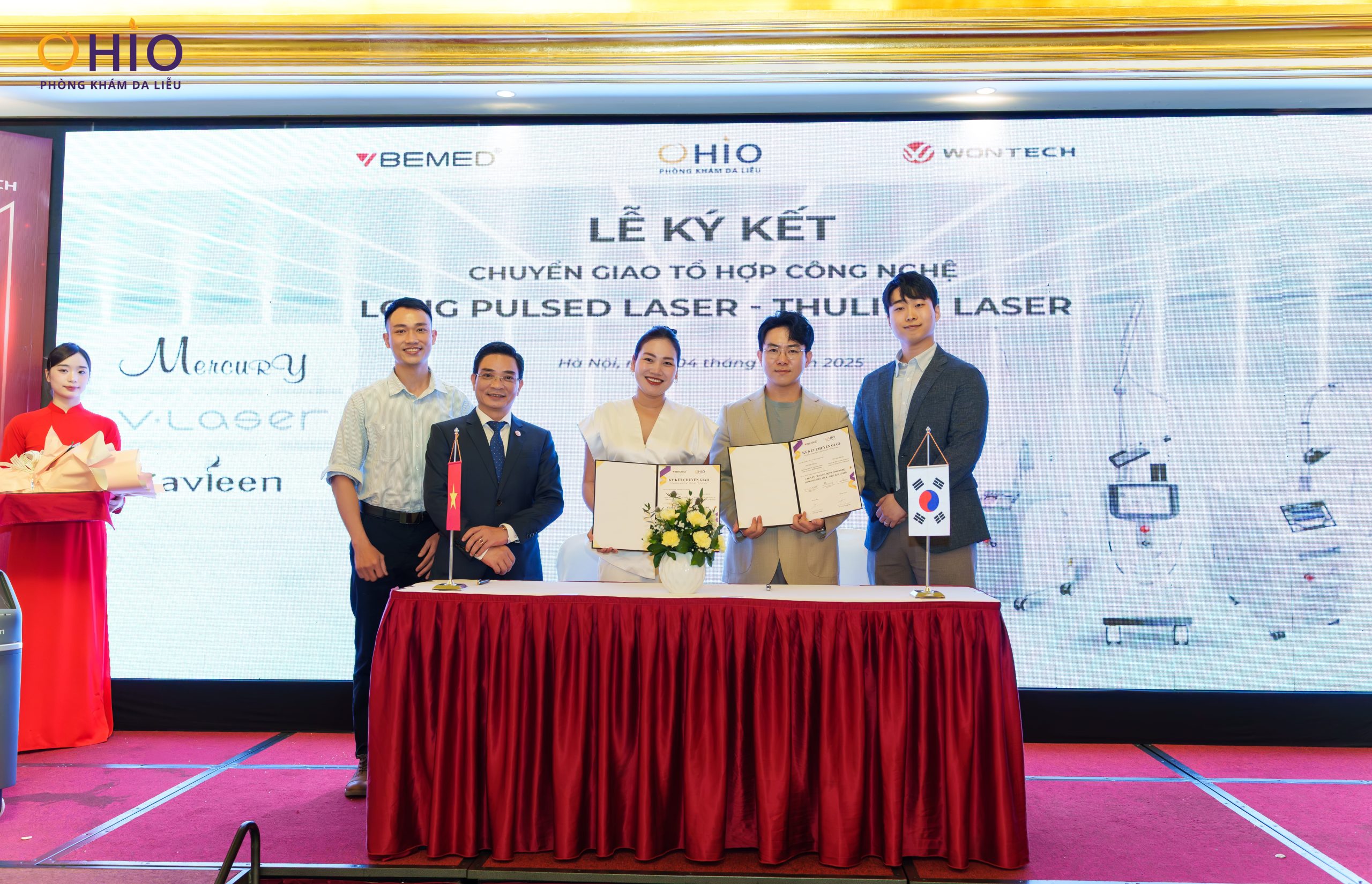 Phòng khám OHIO tiên phong nhận chuyển giao tổ hợp công nghệ Long Pulsed Laser - Thulium Laser - Phòng khám da liễu OHIO phòng khám OHIO