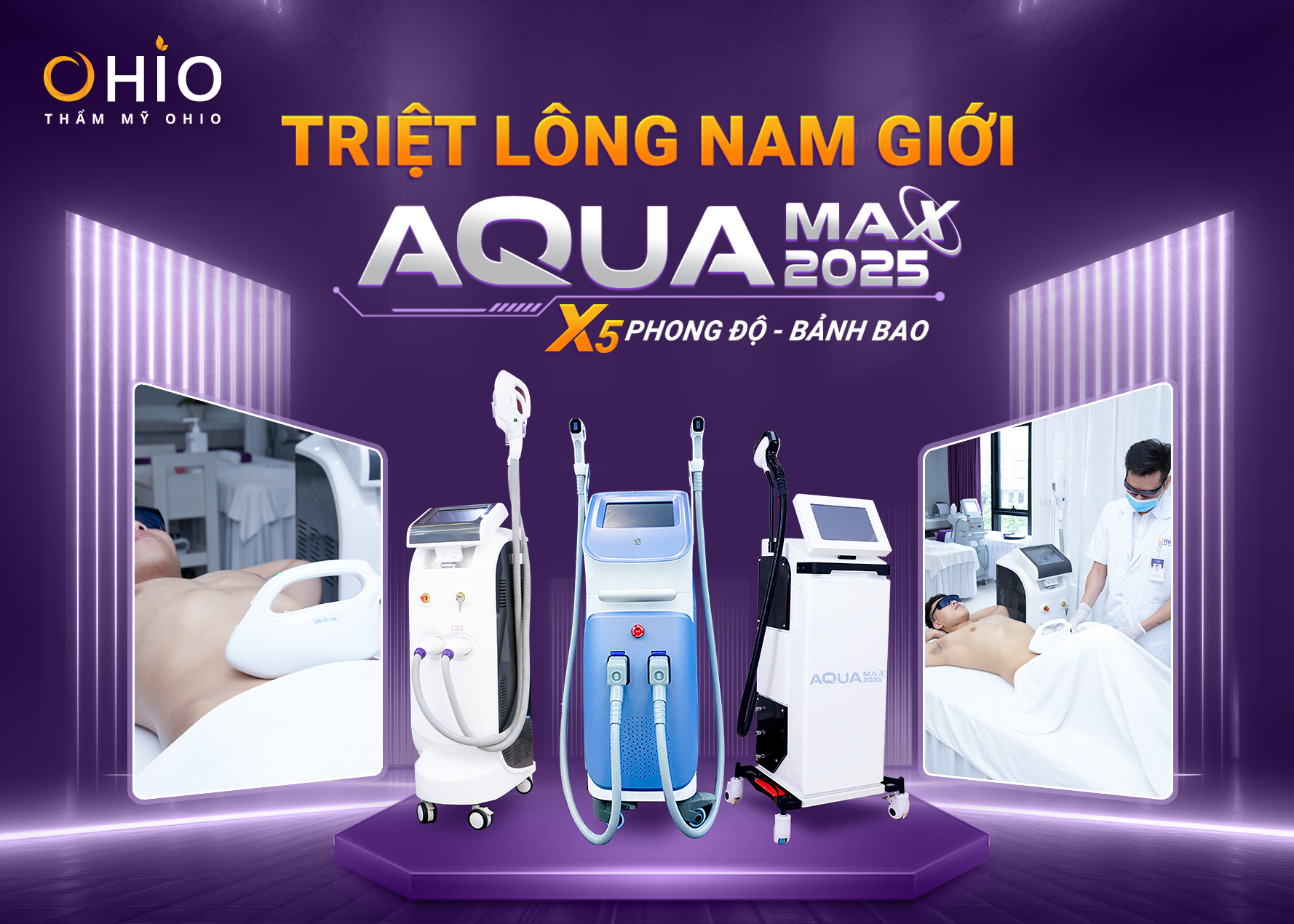 Triệt lông vùng kín cho nam tại Thẩm mỹ OHIO đơn vị được Sở Y tế cấp phép - Phòng khám da liễu OHIO Triệt lông vùng kín cho nam tại Thẩm mỹ OHIO đơn vị được Sở Y tế cấp phép