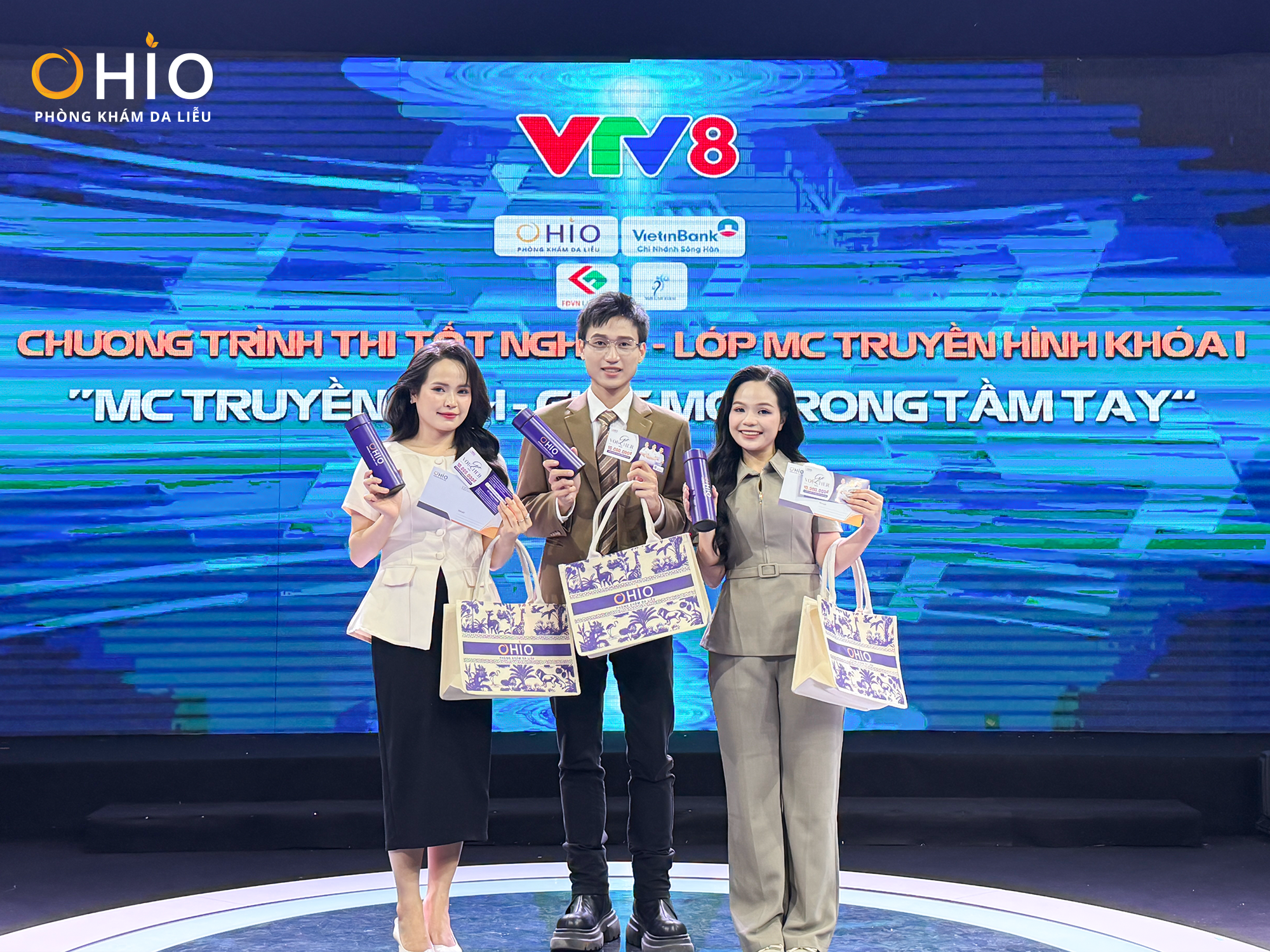 Da liễu OHIO đồng hành cùng VTV8 trong chương trình “MC Truyền hình - Giấc mơ trong tầm tay” - Phòng khám da liễu OHIO Da liễu OHIO đồng hành cùng VTV8 trong chương trình “MC Truyền hình - Giấc mơ trong tầm tay”