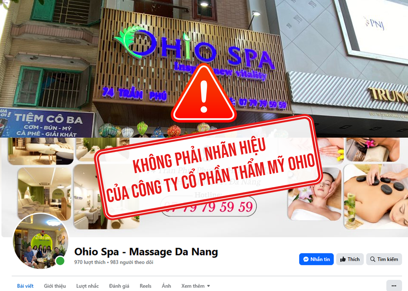 PHÂN BIỆT THƯƠNG HIỆU PHÒNG KHÁM DA LIỄU OHIO NHẰM BẢO VỆ KHÁCH HÀNG TRƯỚC RỦI RO NHẦM LẪN - Phòng khám da liễu OHIO PHÂN BIỆT THƯƠNG HIỆU PHÒNG KHÁM DA LIỄU OHIO NHẰM BẢO VỆ KHÁCH HÀNG TRƯỚC RỦI RO NHẦM LẪN
