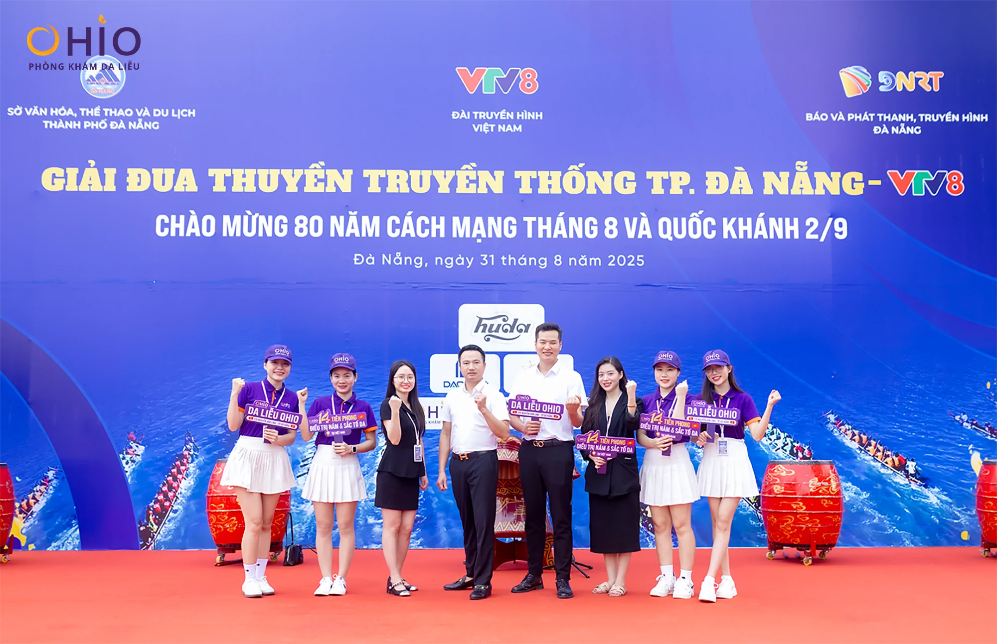 OHIO hân hạnh là đơn vị tài trợ giải đua thuyền truyền thống TP Đà Nẵng - VTV8 năm 2025 - Phòng khám da liễu OHIO OHIO hân hạnh là đơn vị tài trợ giải đua thuyền truyền thống TP Đà Nẵng - VTV8 năm 2025