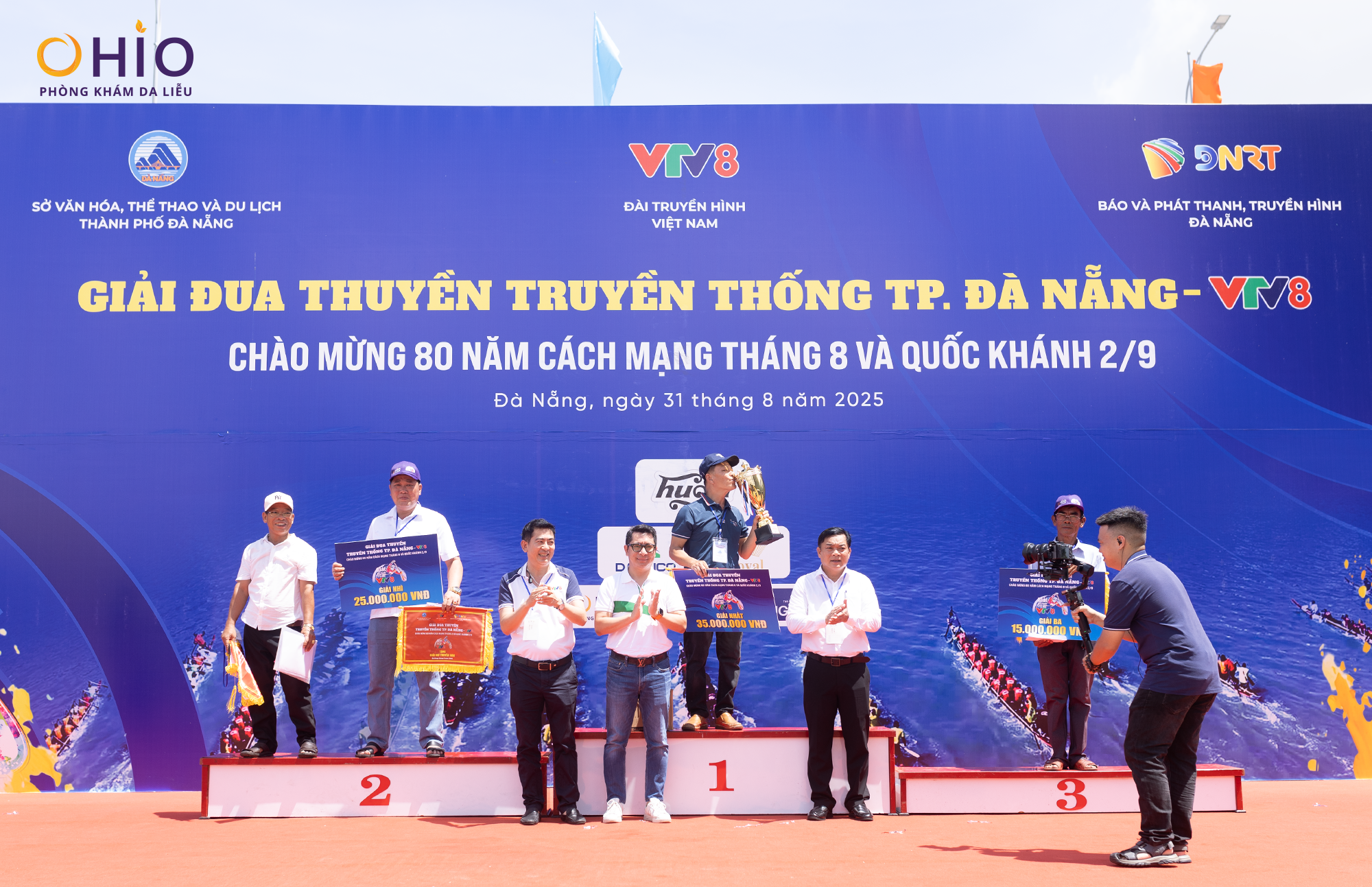 OHIO hân hạnh là đơn vị tài trợ giải đua thuyền truyền thống TP Đà Nẵng - VTV8 năm 2025 - Phòng khám da liễu OHIO OHIO hân hạnh là đơn vị tài trợ giải đua thuyền truyền thống TP Đà Nẵng - VTV8 năm 2025