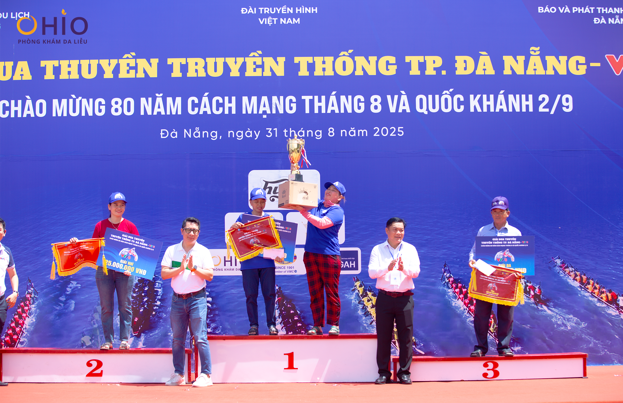 OHIO hân hạnh là đơn vị tài trợ giải đua thuyền truyền thống TP Đà Nẵng - VTV8 năm 2025 - Phòng khám da liễu OHIO OHIO hân hạnh là đơn vị tài trợ giải đua thuyền truyền thống TP Đà Nẵng - VTV8 năm 2025