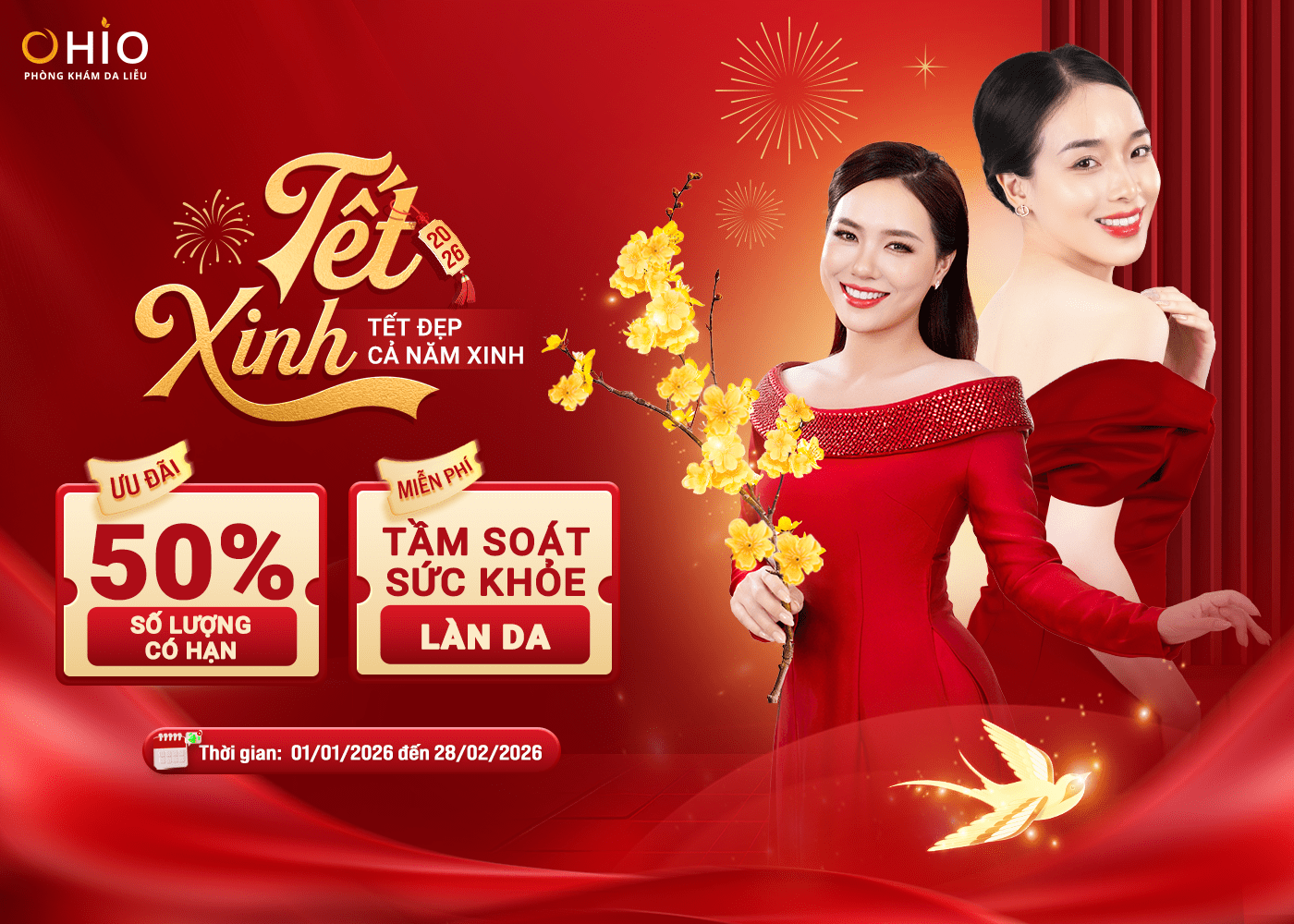 TẾT XINH 2026 – Tết đẹp cả năm XINH: Khởi đầu làm đẹp để rạng rỡ suốt 365 ngày