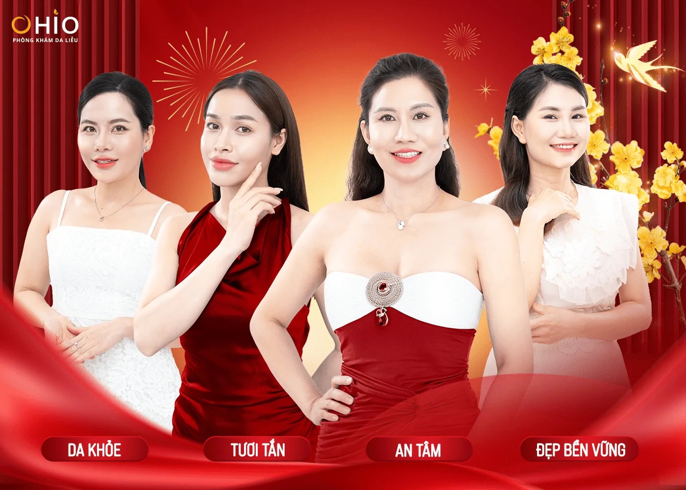 TẾT XINH 2026 – Tết đẹp cả năm XINH: Khởi đầu làm đẹp để rạng rỡ suốt 365 ngày - Phòng khám da liễu OHIO TẾT XINH 2026 – Tết đẹp cả năm XINH: Khởi đầu làm đẹp để rạng rỡ suốt 365 ngày