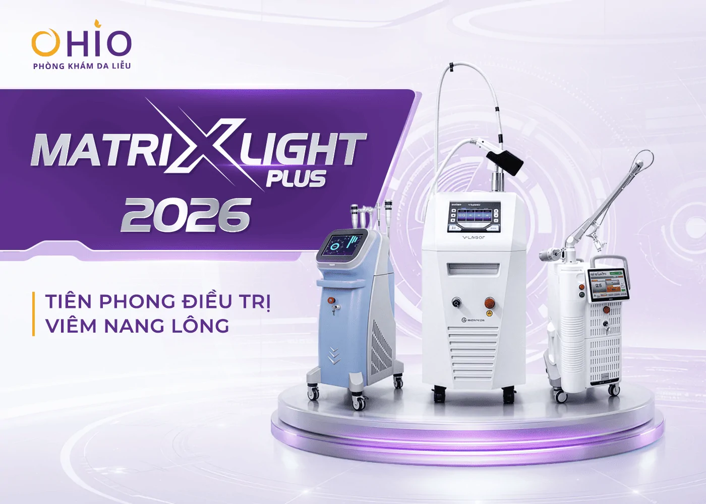 Điều trị viêm nang lông bằng công nghệ cao: Hiệu quả đến đâu, có rủi ro gì? - Phòng khám da liễu OHIO Điều trị viêm nang lông bằng công nghệ cao: Hiệu quả đến đâu, có rủi ro gì?