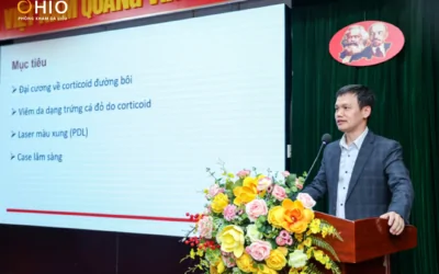 Bác sĩ CKI Đoàn Thị Hồng Nhung tham dự Hội thảo Khoa học & Đào tạo Y khoa liên tục về điều trị rám kháng trị và giãn mạch do corticoid - Phòng khám da liễu OHIO Bác sĩ CKI Đoàn Thị Hồng Nhung tham dự Hội thảo Khoa học & Đào tạo Y khoa liên tục về điều trị rám kháng trị và giãn mạch do corticoid