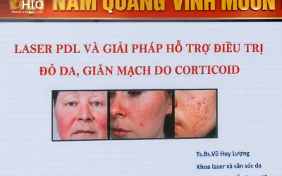 Bác sĩ CKI Đoàn Thị Hồng Nhung tham dự Hội thảo Khoa học & Đào tạo Y khoa liên tục về điều trị rám kháng trị và giãn mạch do corticoid - Phòng khám da liễu OHIO Bác sĩ CKI Đoàn Thị Hồng Nhung tham dự Hội thảo Khoa học & Đào tạo Y khoa liên tục về điều trị rám kháng trị và giãn mạch do corticoid